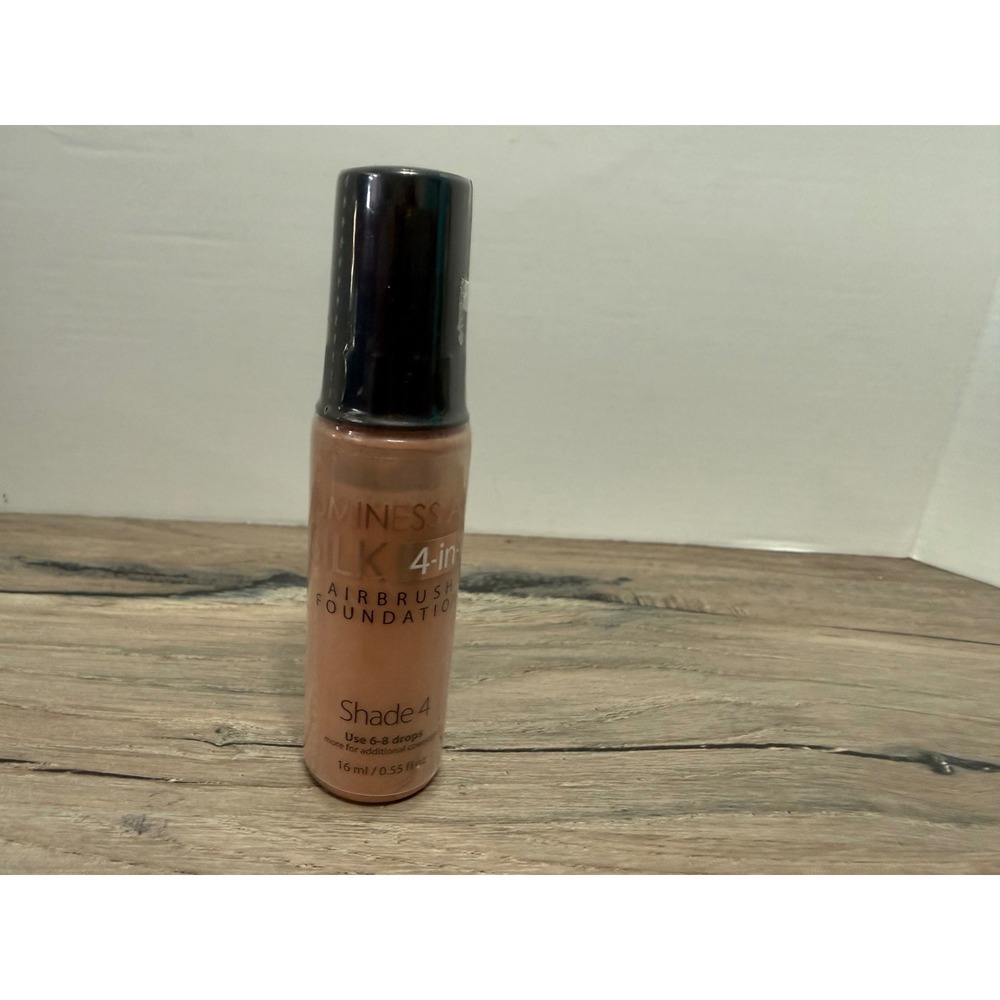 Luminess Air Silk 4-in-1 Airbrush Foundation Shade 4 0.55oz 16ml New Sealed